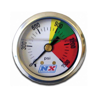 Manomètre de pression de protoxyde d'azote 0-1500 psi
