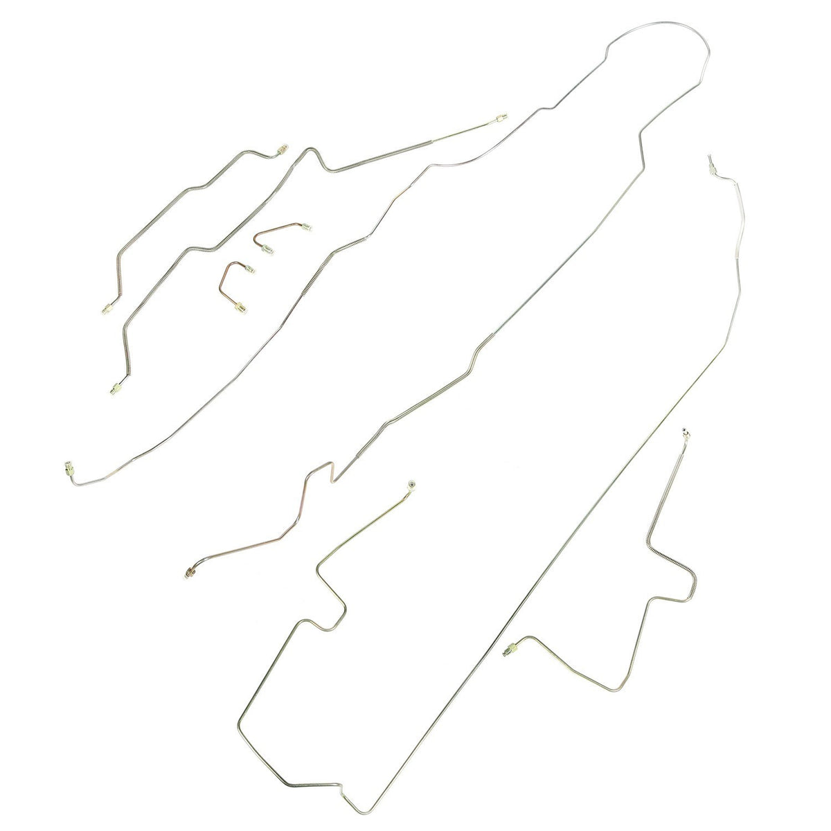 Kit de conduites de frein complètes - Sans ABS; Jeep Wrangler 97-06