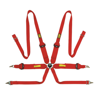 Harnais de Sécurité Tecnica Rouge FIA 8853-2016