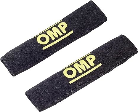 Pads de harnais noirs usagés avec ceintures de 2 pouces