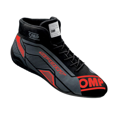 OMP SPORT SHOES FIA 8856 -2018 BLACK / RED SZ. 42