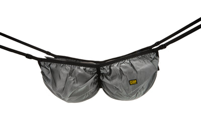 Filet de transport pour deux casques, polyester noir