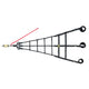 Racing Cage Net 3 Point Black