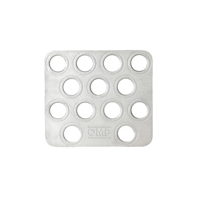 Co-Driver Footrest Sandblasted Aluminium
