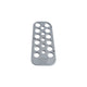Driver Left Footrest Sandblasted ALuminium