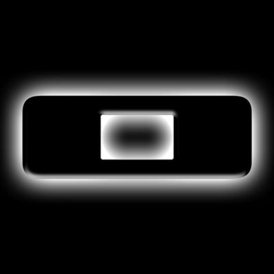 Lettre O LED lumineuse