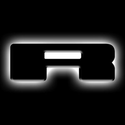 Lettre R lumineuse à LED