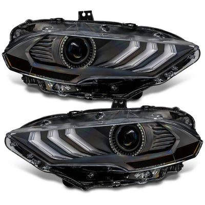 Phares LED ColorShift pour Ford Mustang 18-23