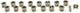 5/16 Valve Locks - 10 Degree Steel
