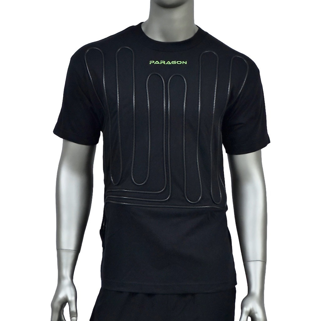 Chemise Rafraîchissante Moyenne Noire Sortie Gauche