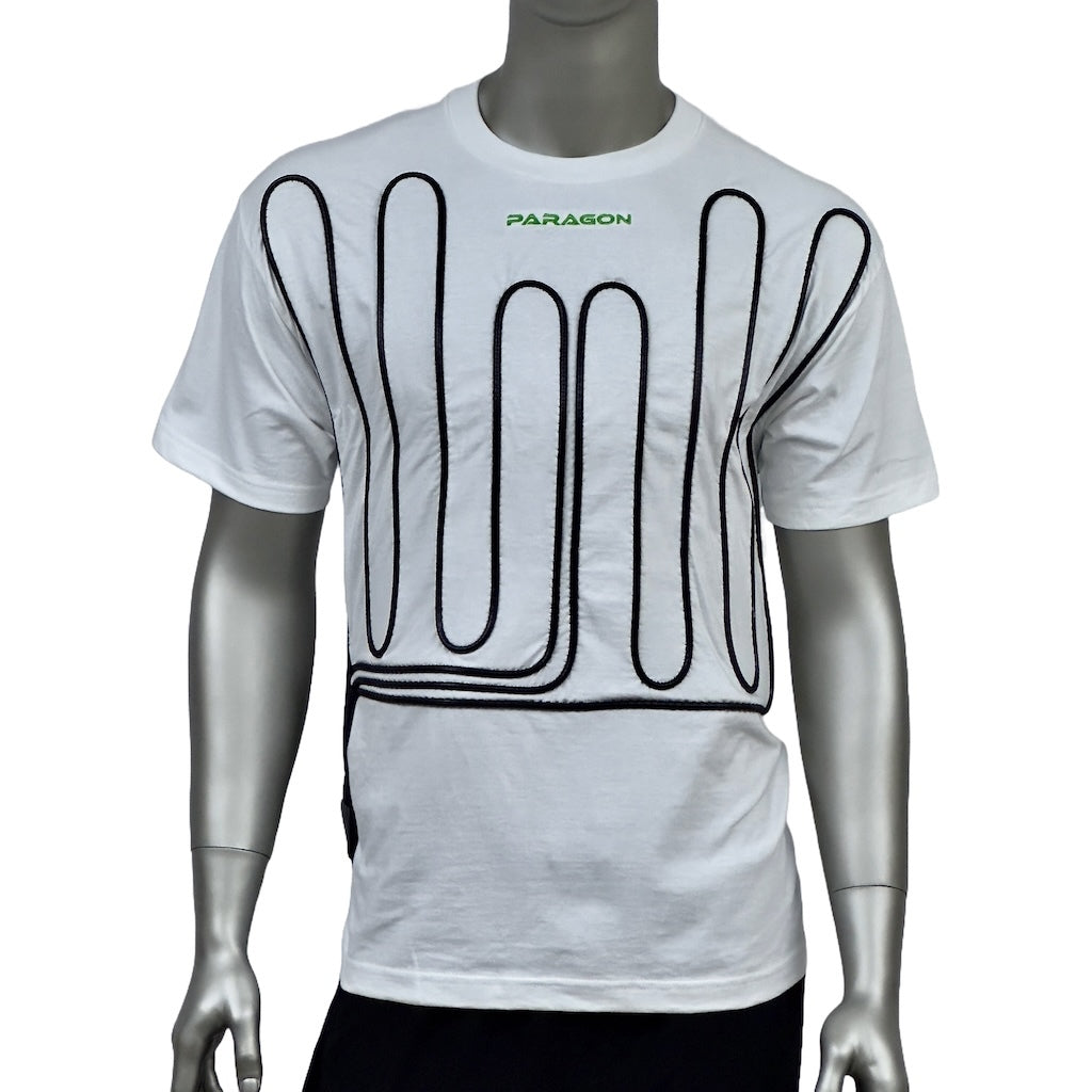 Shirt Cooling XX-Large White Right Exit