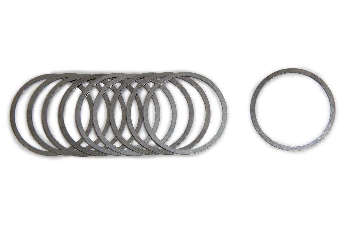 Cales de rondelle 1,350 x 0,012 x 1,200 anneau (paquet de 10)
