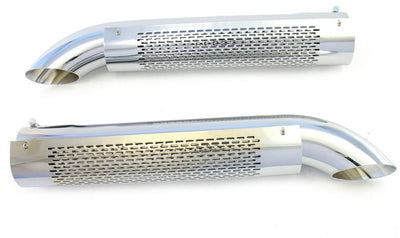 Raccords de sorties latérales avec boucliers/silencieux chromés