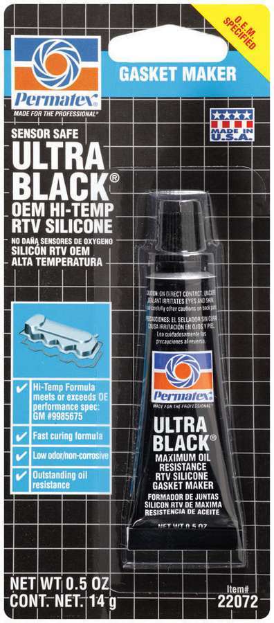 Permatex Ultra Black Silicone RTV Haute Température 14g.