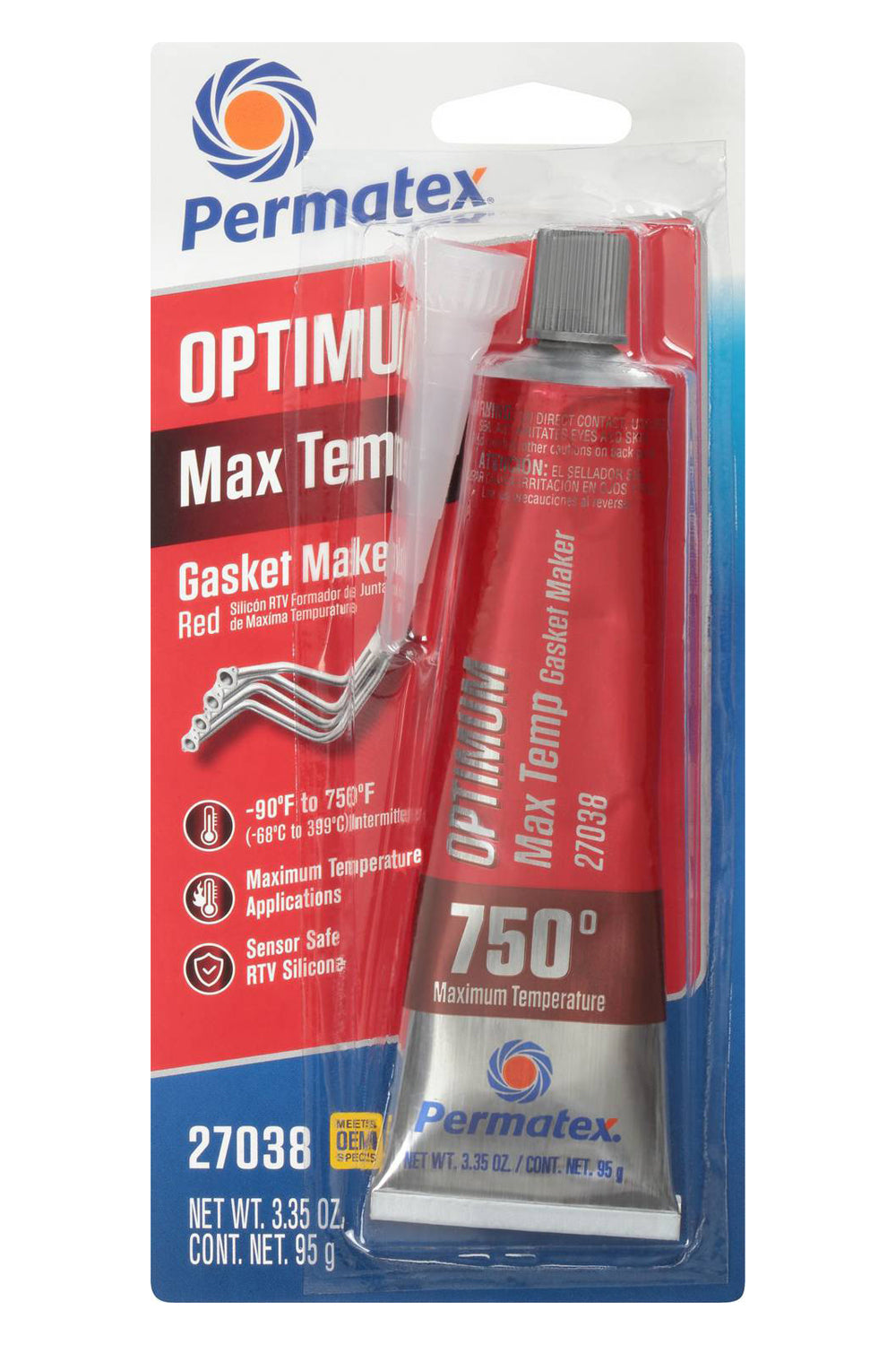 Silicone Optimum Rouge RTV 3 oz