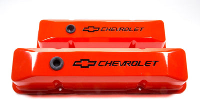 Caches culbuteurs encastrés SBC Chevy Orange moulés sous pression