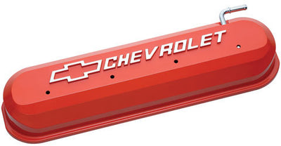 Cache-soupapes GM LS - Bord incliné - Orange