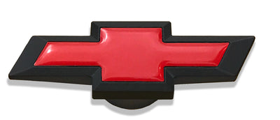 Grand écrou de filtre à air Chevy Bowtie noir froissé