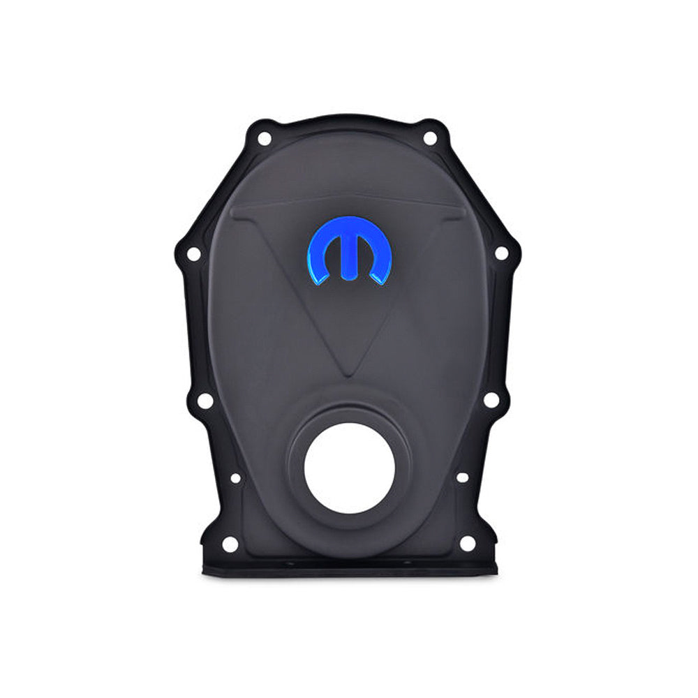Carter Mopar Biguille Crantée Noire pour Couvercle de Distribution