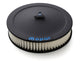 Filtre à air 14 po bleu emblème MO PAR noir froissé