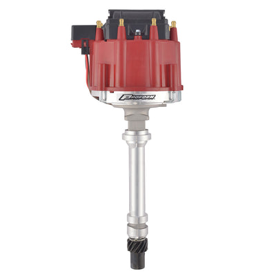Distributeur de course Chevy V8 HEI avec capuchon et bobine rouges