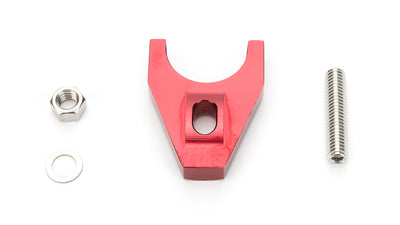 Bride de distributeur Chevy V8 usinée CNC – Rouge