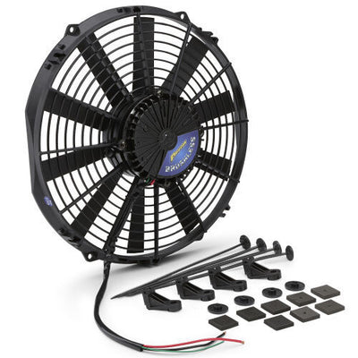 Ventilateur universel sans balais 12 pouces à pales droites, à aspiration
