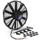 Ventilateur universel sans balais 12 pouces à pales droites, à aspiration