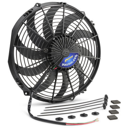 Ventilateur universel sans balais 10 pouces, pales en S, extracteur