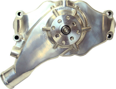 Pompe à eau courte en aluminium polie pour Big Block Chevy