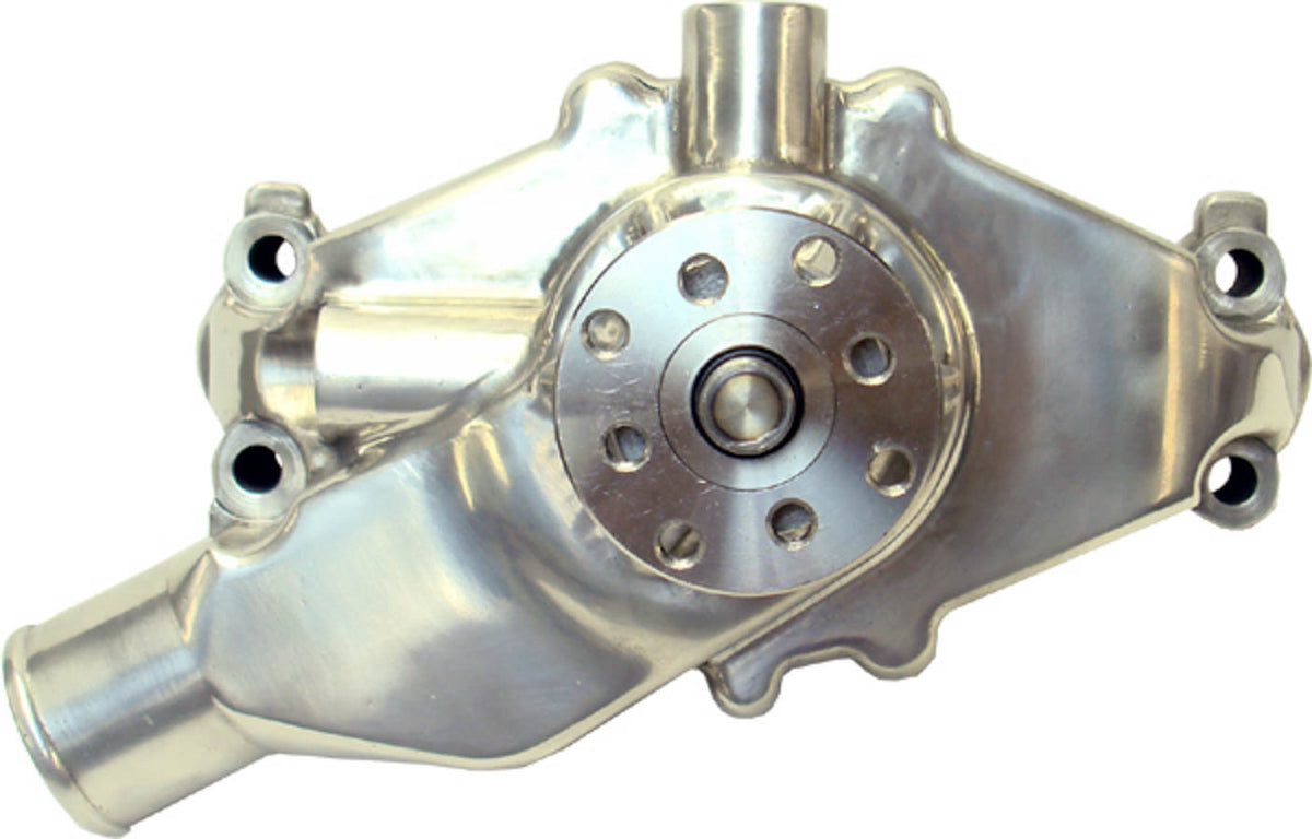 Pompe à eau SBC en aluminium courte polie