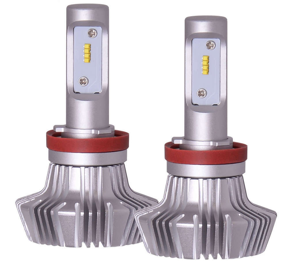 Ampoule H11 LED Platinum en Paquet de Deux - 4000Lm 6000K