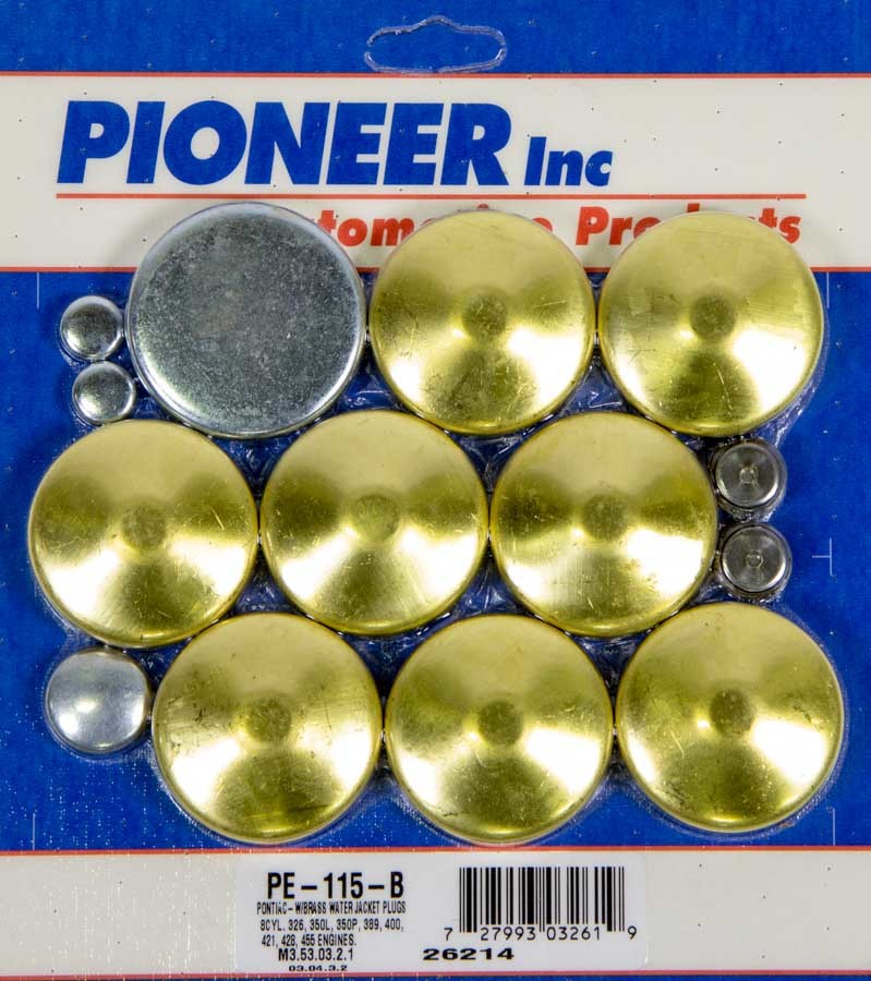 Kit de bouchons de dessablage en laiton pour Pontiac 350