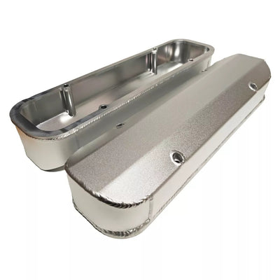 Cache-culbuteurs en alu Fab Pontiac 301-455 Argent