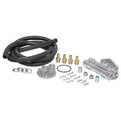Kit de déport de filtre à huile double filetage 1 po-16