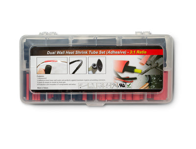 Kit de gaines thermorétractables 106 pièces à double paroi