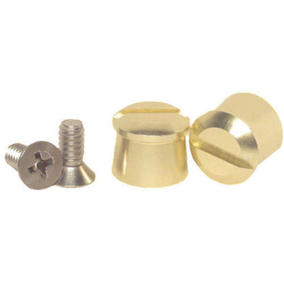 Poteaux détachables en aluminium doré