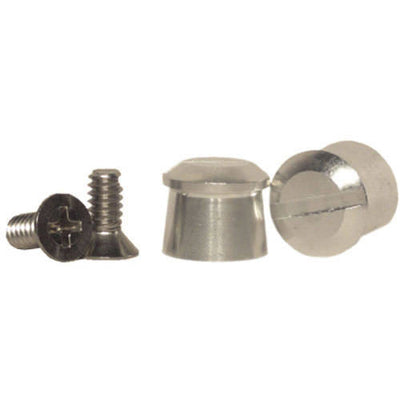 Poteaux amovibles en aluminium argenté