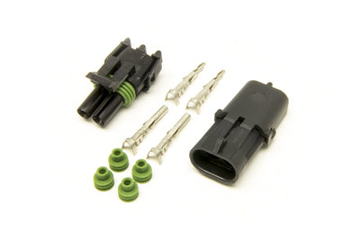 Kit Weatherpack mâle et femelle 2 circuits (1 ch.)