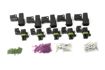 4 kits de connexion carrée pour circuit ou Weatherpack, 5 chacun