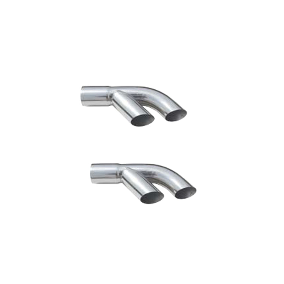 Embout d'échappement à emboîtement, 76 mm à double 76 mm