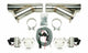 Dual Electric Exhaust Cutout 3in w/Y-Pipes