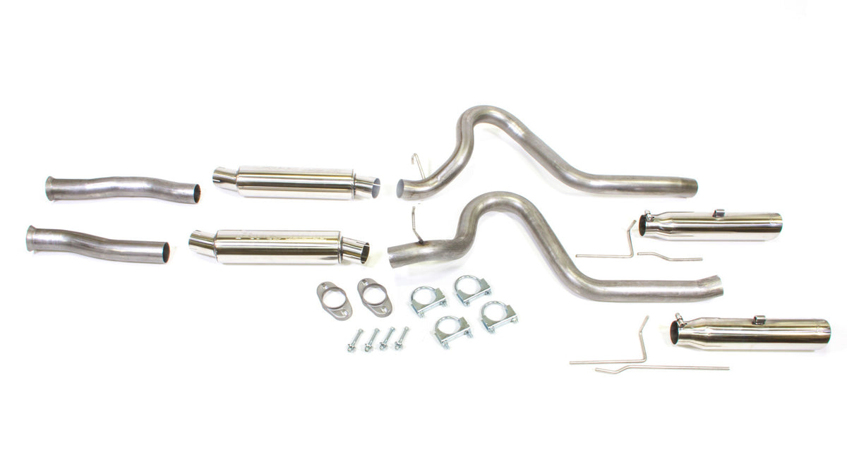 Kit d'échappement Cat Back 2,5 po pour Mustang 5.0L de 1979-2004
