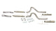 Kit d'échappement Cat Back 2,5 po pour Mustang 5.0L de 1979-2004