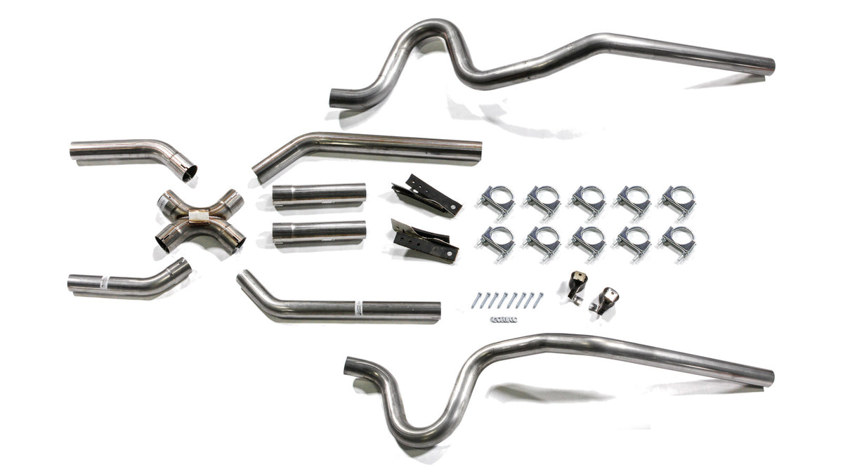 Échappement arrière de traverse 2,5 po pour GM A-Body 64-72