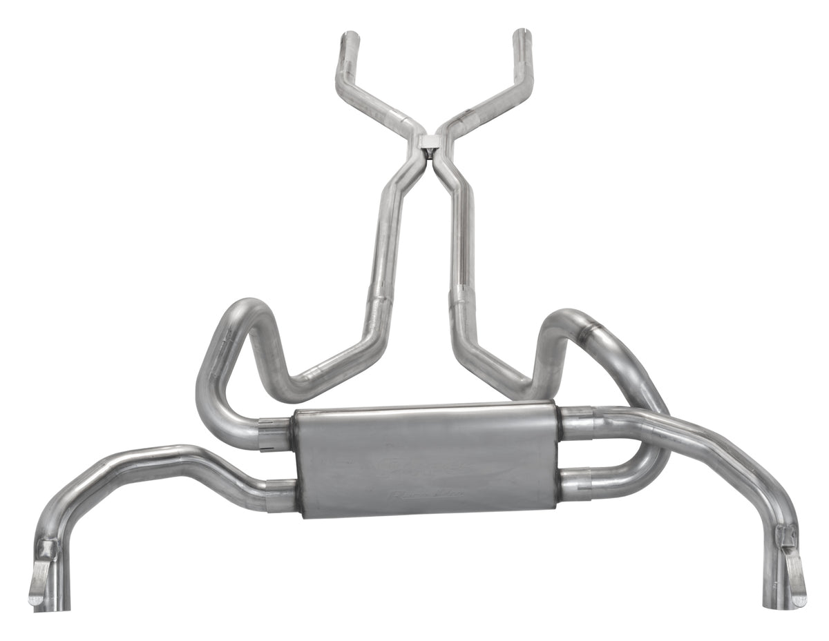 Échappement arrière de traverse "crossflow" pour F-Body 67-74