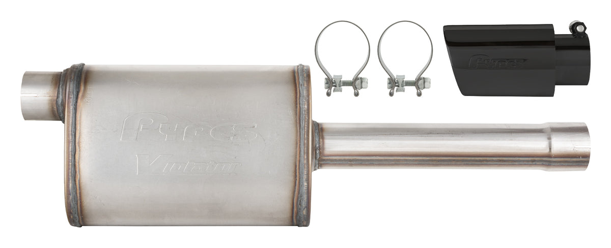 Kit silencieux/embout noir pour pick-up GM 19-25