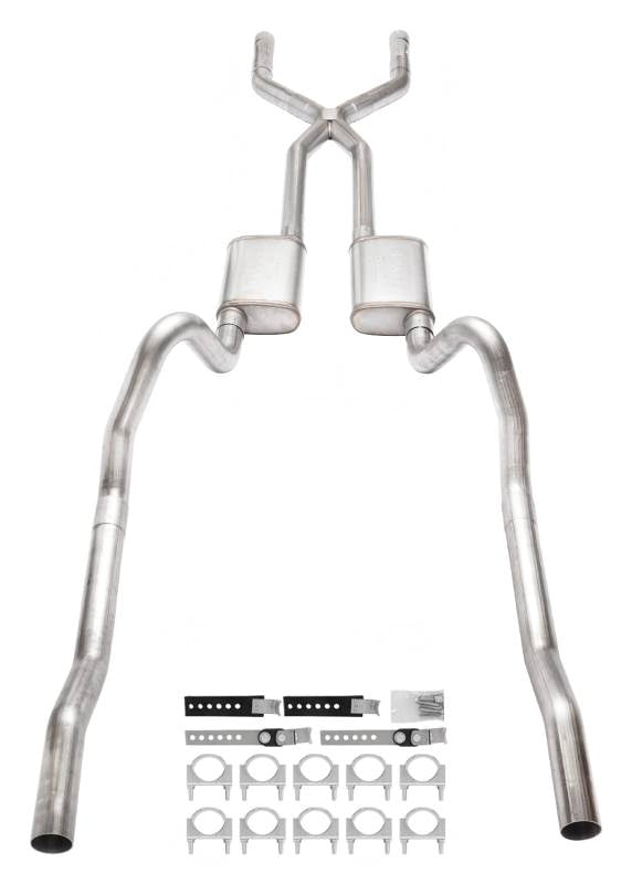 Échappement arrière de traverse Mopar B-Body 66-74