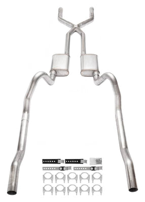 Échappement arrière de traverse Mopar B-Body 66-74