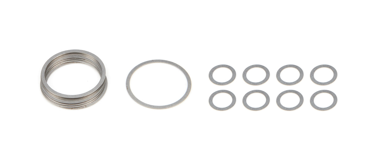 Kit de cales annulaires 1,300 po OD X 0,020 po, paquet de 8